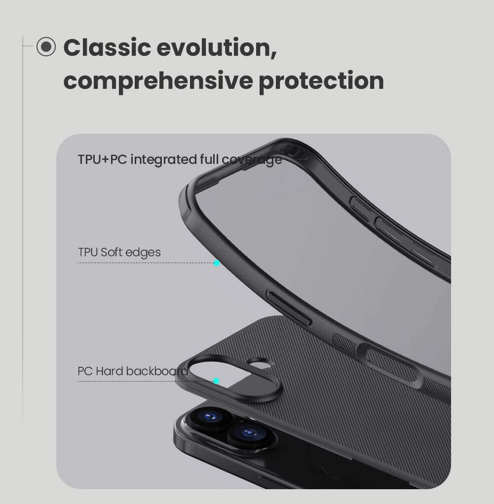 Чехол-крышка NILLKIN для Apple iPhone 17 6.3 (2025) (серия Frosted shield Pro Magnetic case)